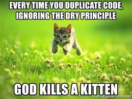 duplication kills kittens